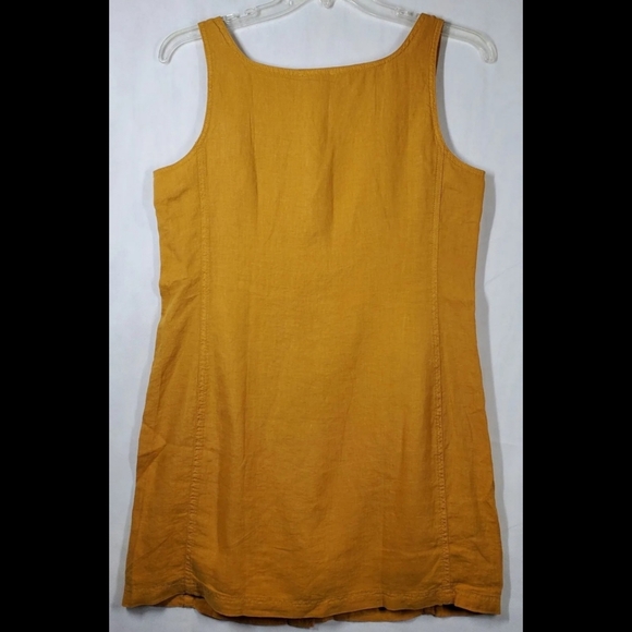 LOFT Lou & Grey Dress Linen Tank Golden Maple Size Small 38" bust NWT - Picture 2 of 14